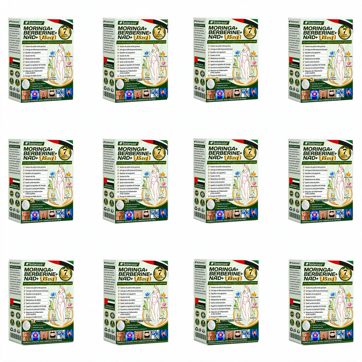 🎁Official Store | 🍋 Solaroza® Moringa & Berberine 10-IN-1 Advanced Nano Microneedle 1 Patch (Once Daily, visible changes in 7 days) ✅ Obesity, Diabetes, Sleep Apnea, And Joint Issues