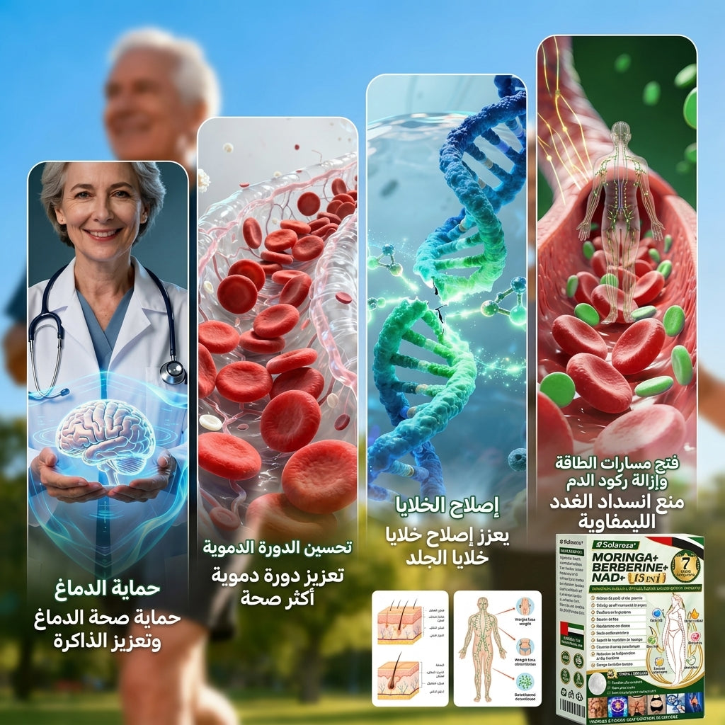 🍀متجر رسمي | 🍋 سولاروزا® مورينجا وبربيرين 10 في 1، أداة نانو ميكرو إبر متقدمة، بطاقة واحدة (مرة يوميًا، تظهر التغييرات المرئية خلال 7 أيام) ✅ السمنة، السكري، انقطاع النفس أثناء النوم، ومشاكل المفاصل